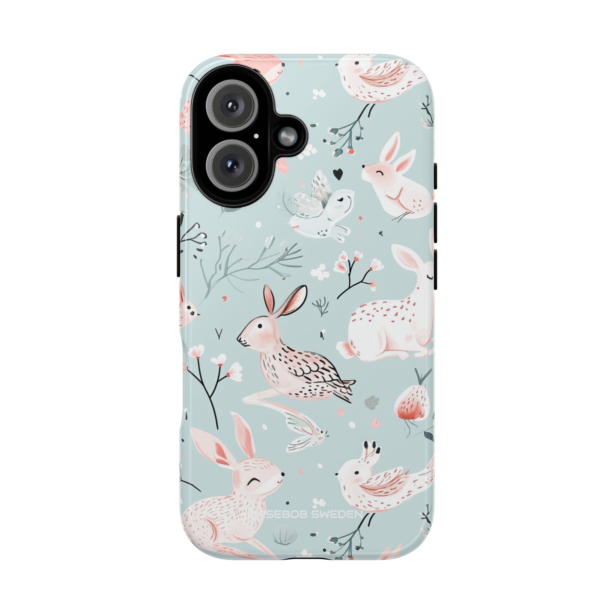 Whimsical Bunny Blossom - Tough iPhone 16 Phone Case