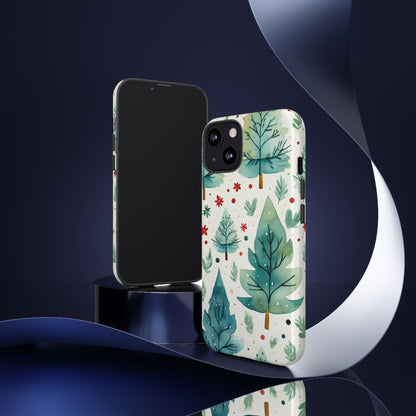 Joyful Evergreen Dance - iPhone Case