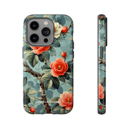 Vintage Floral Romance iPhone 14 - Tough Phone Case