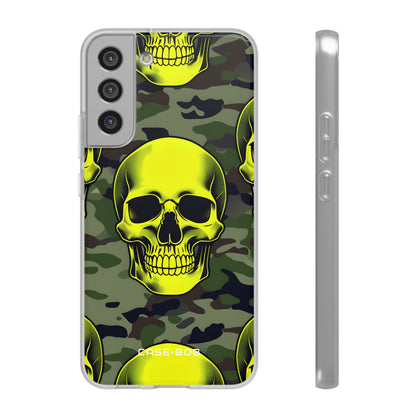 Neon Skull Camo Samsung S22 Plus Case - Soft