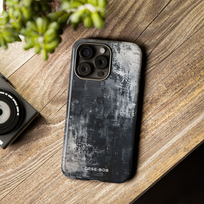 Textured Blackscape iPhone 15 Pro Max Case - Tough