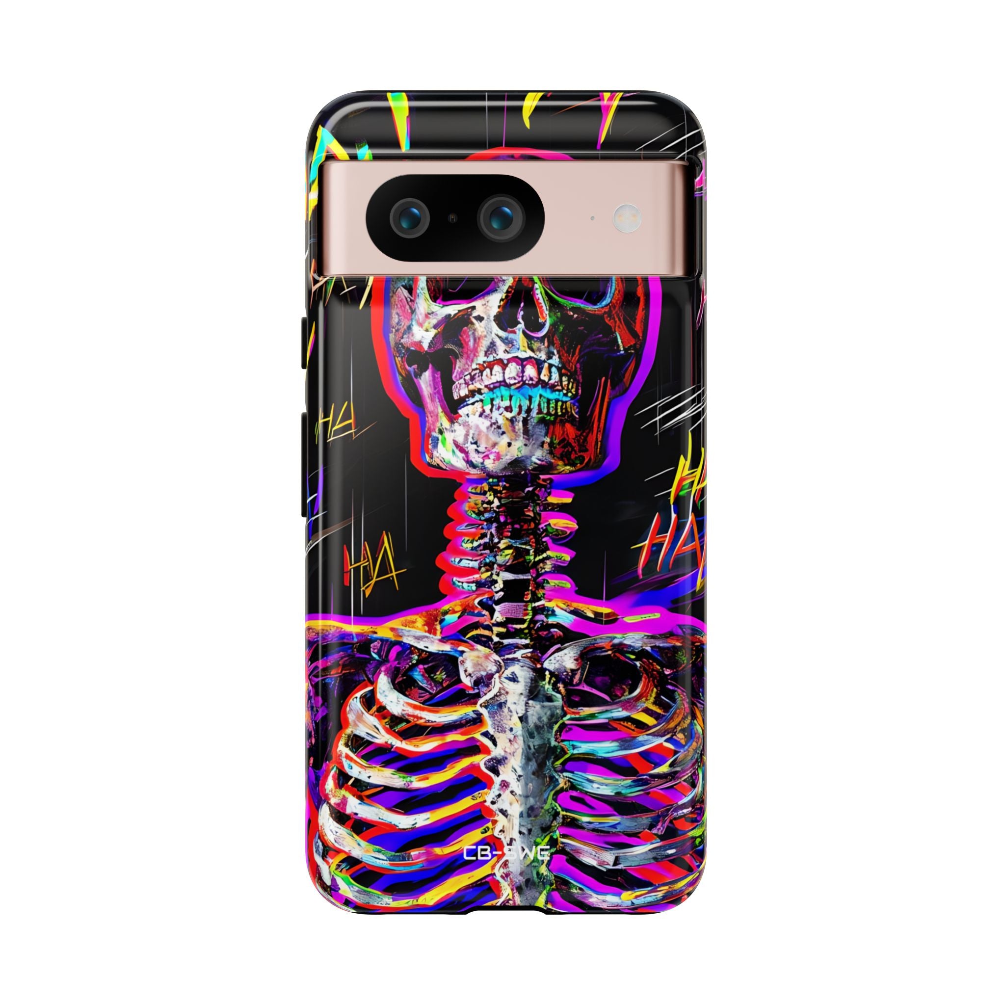 Neon Skeleton Chaos - Google Pixel Case