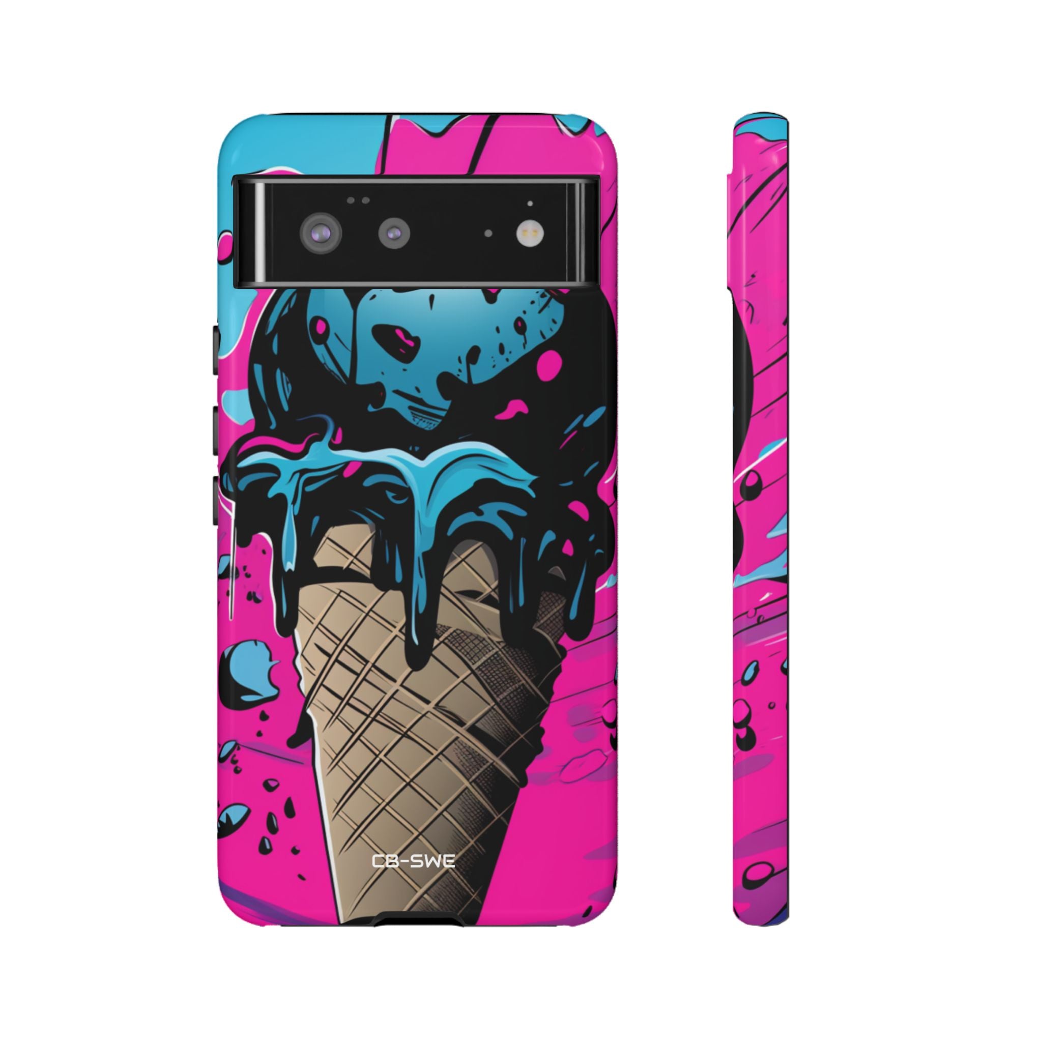 Vibrant Ice Cream Splash - Google Pixel Case