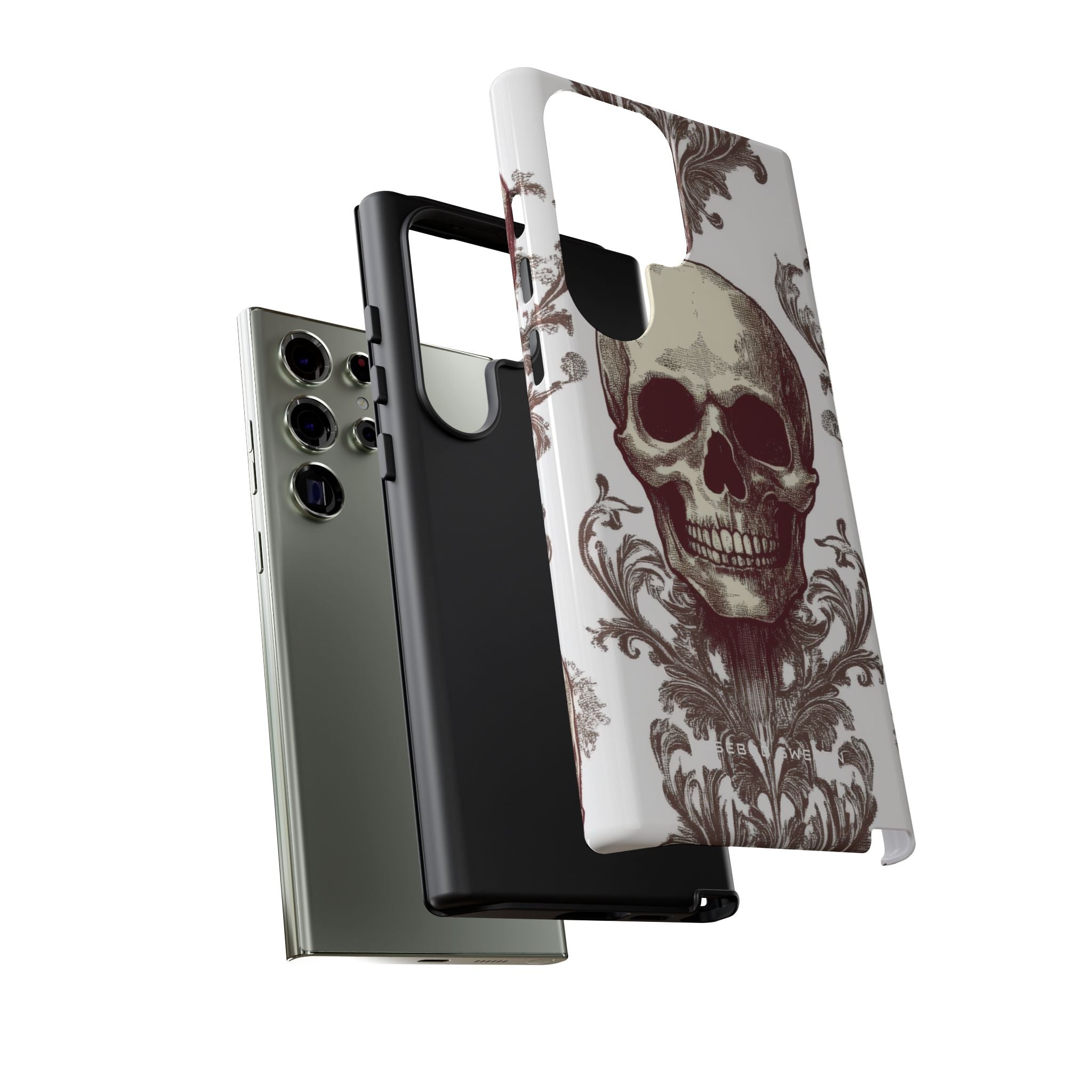 Gothic Skulls and Ornate Foliage Samsung S23 - Tough Phone Case