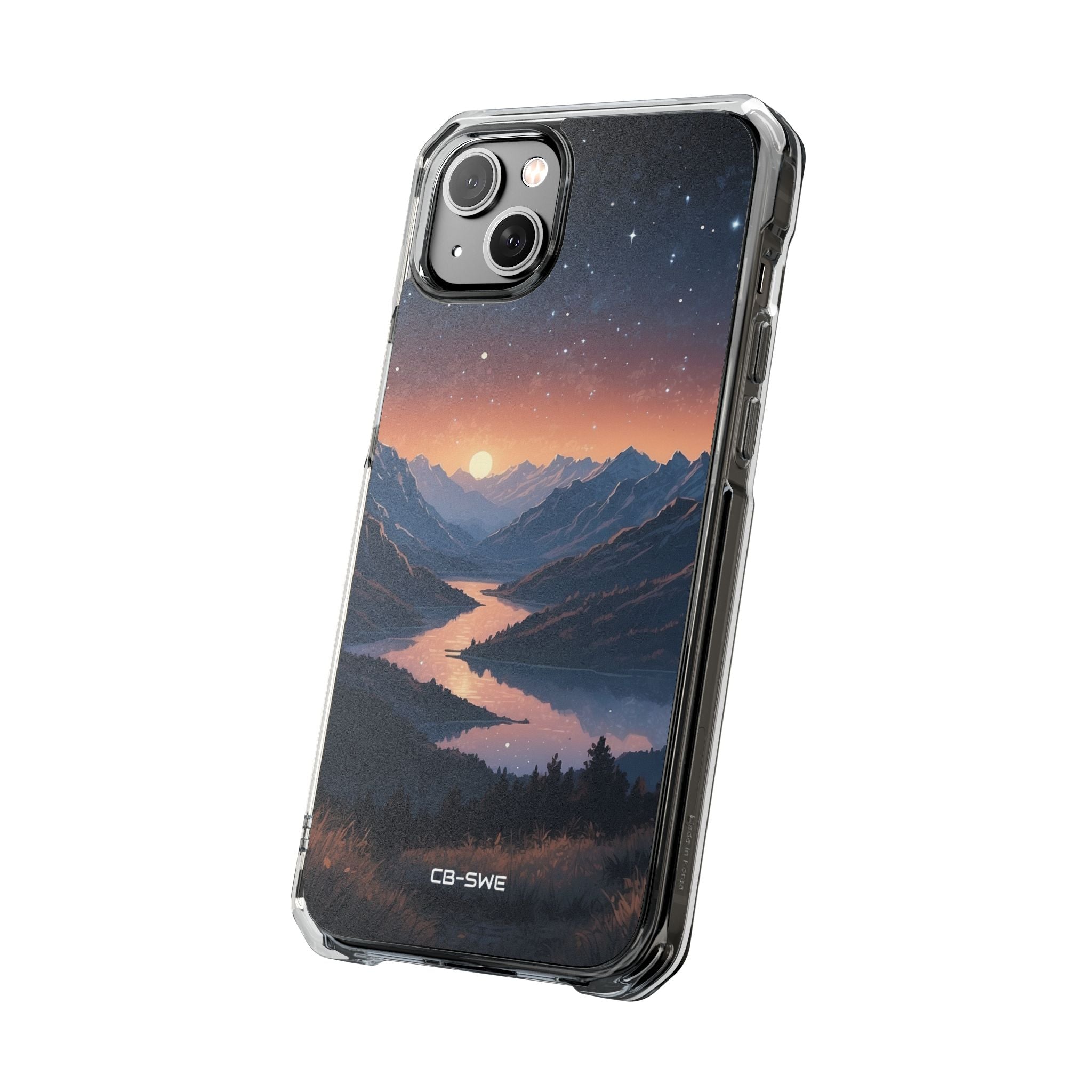 Mountains Embrace Light iPhone Case - Impact