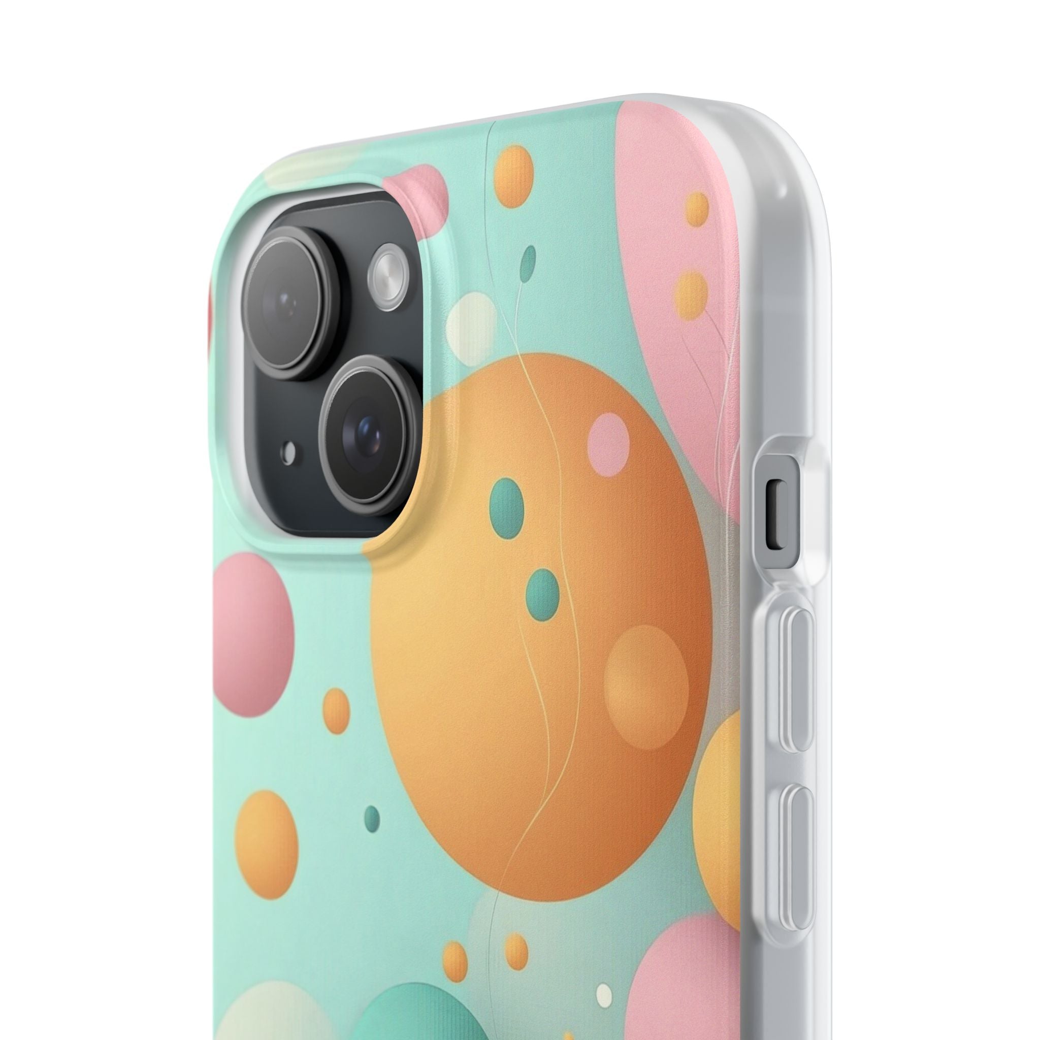 Pastel Circles iPhone 15 Case - Soft