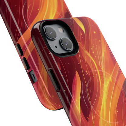 Flaming Flow iPhone 14 Plus Case - Tough+