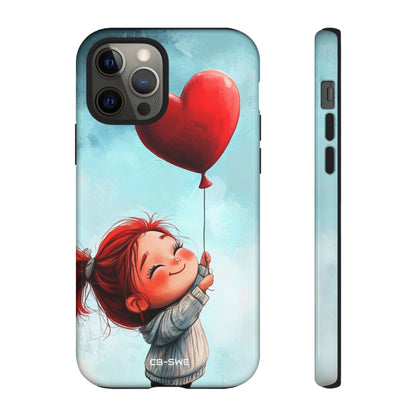 Joyful Girl Flies - iPhone Case