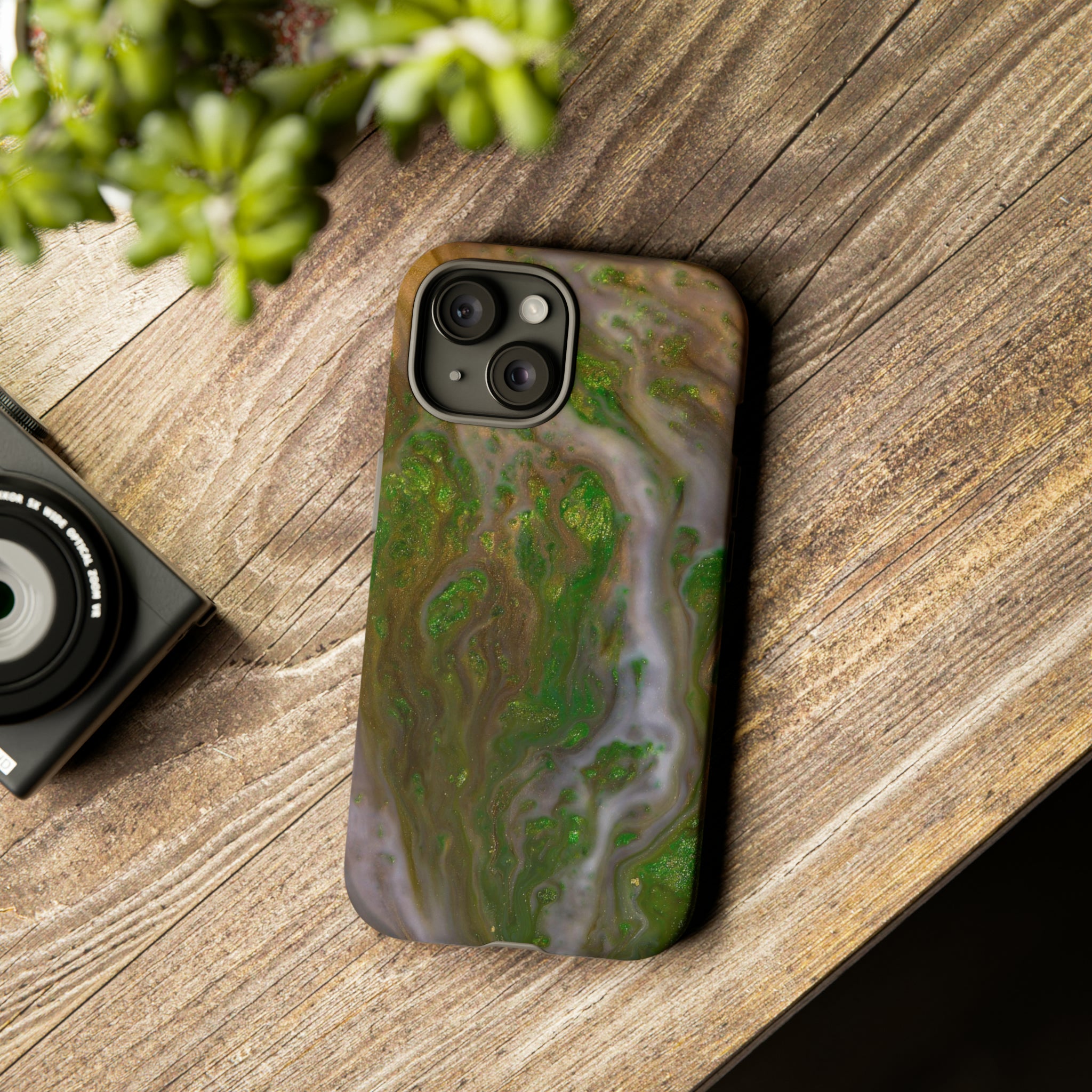 Smaragd Ink Art - Protective Phone Case