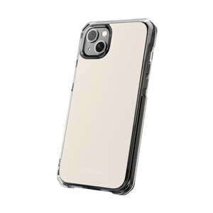 Leinenstoff | Handyhülle für iPhone (Clear Impact Case – magnetisch) 