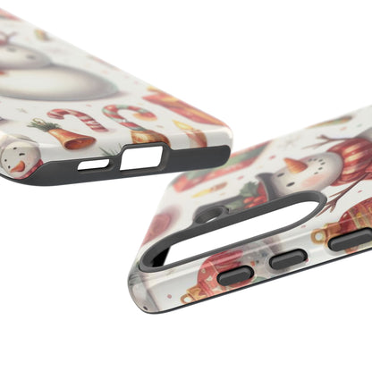 Snowman Wears Scarf - Samsung Case