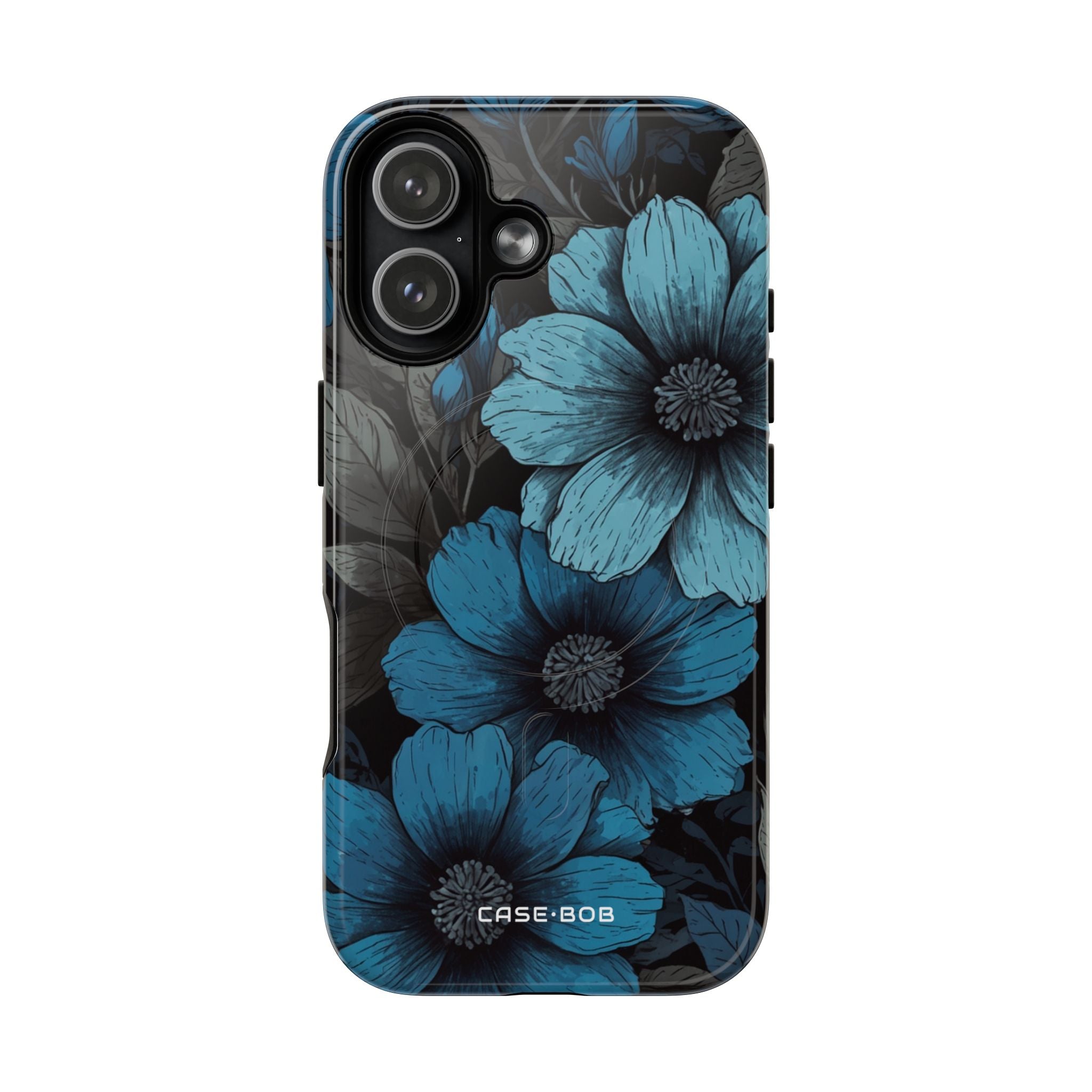 Blue Petal Radiance iPhone 17 Case - Tough+