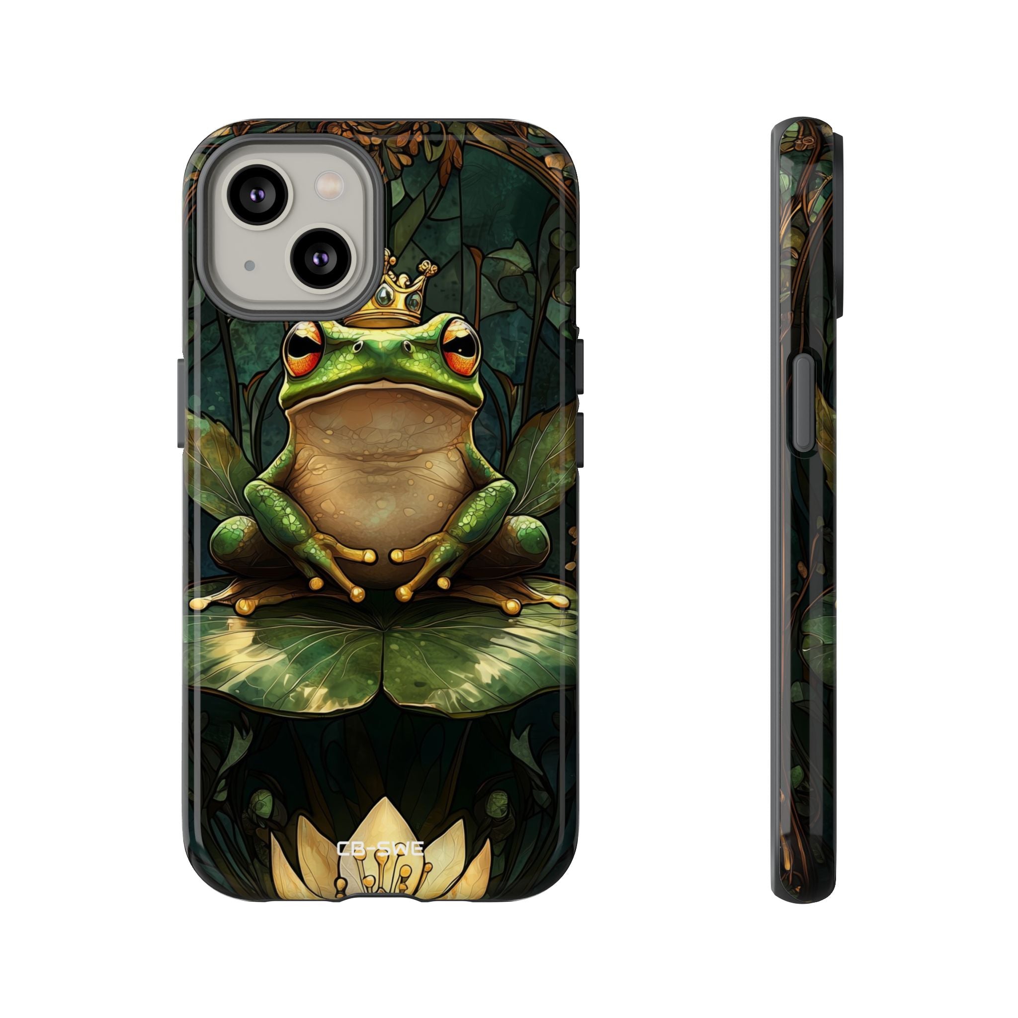 Crowned Frog Rests - iPhone Case