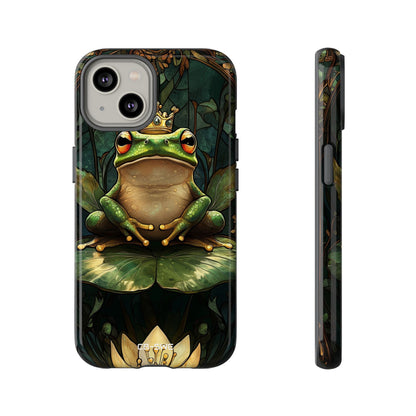 Crowned Frog Rests - iPhone Case