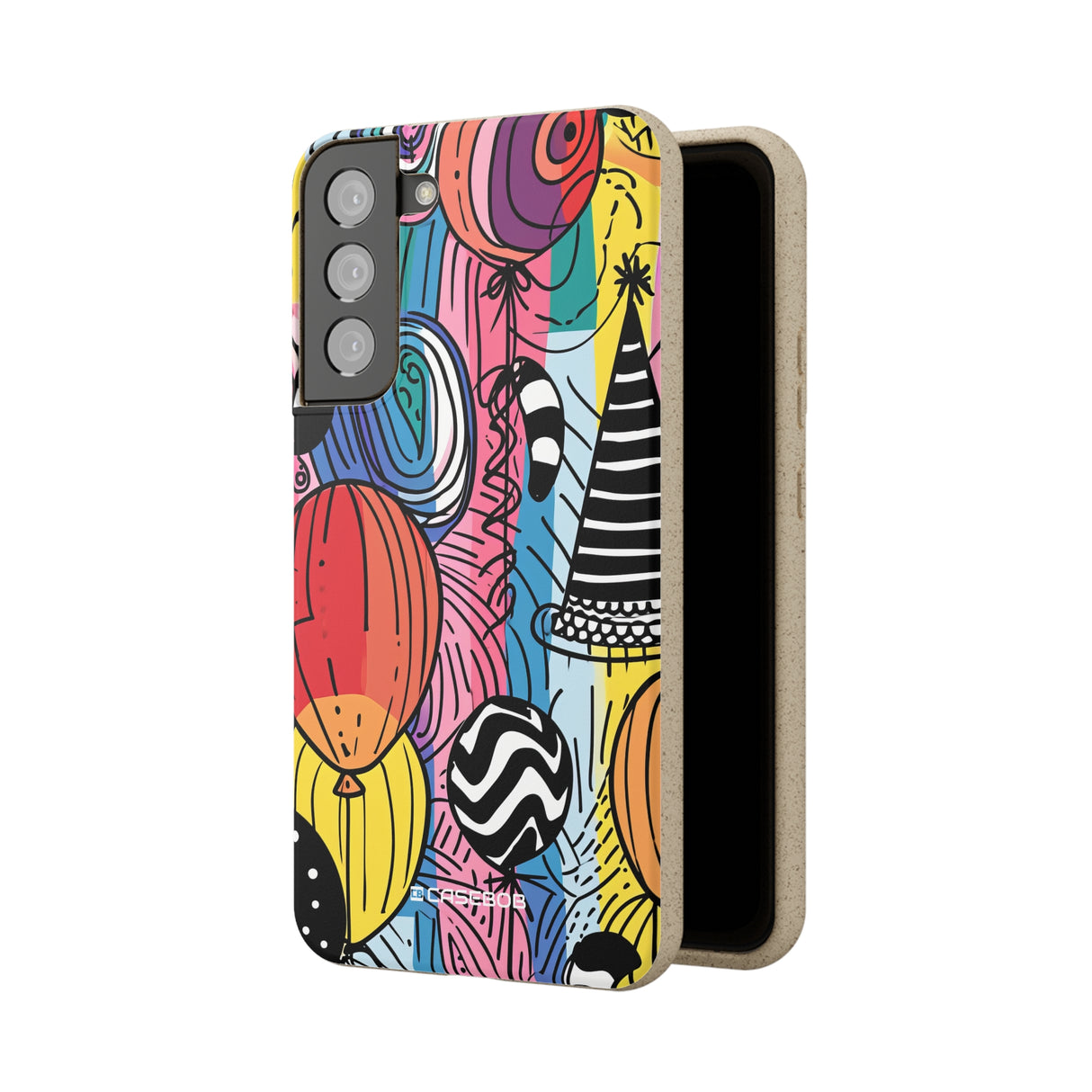 Vibrant Party Whimsy | Biodegradable Phone Case