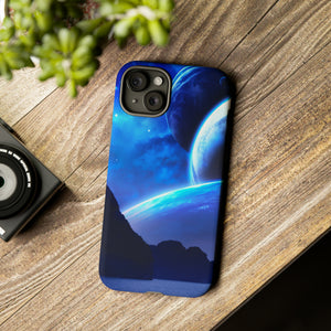 Fantasy Planet Nebula - Protective Phone Case