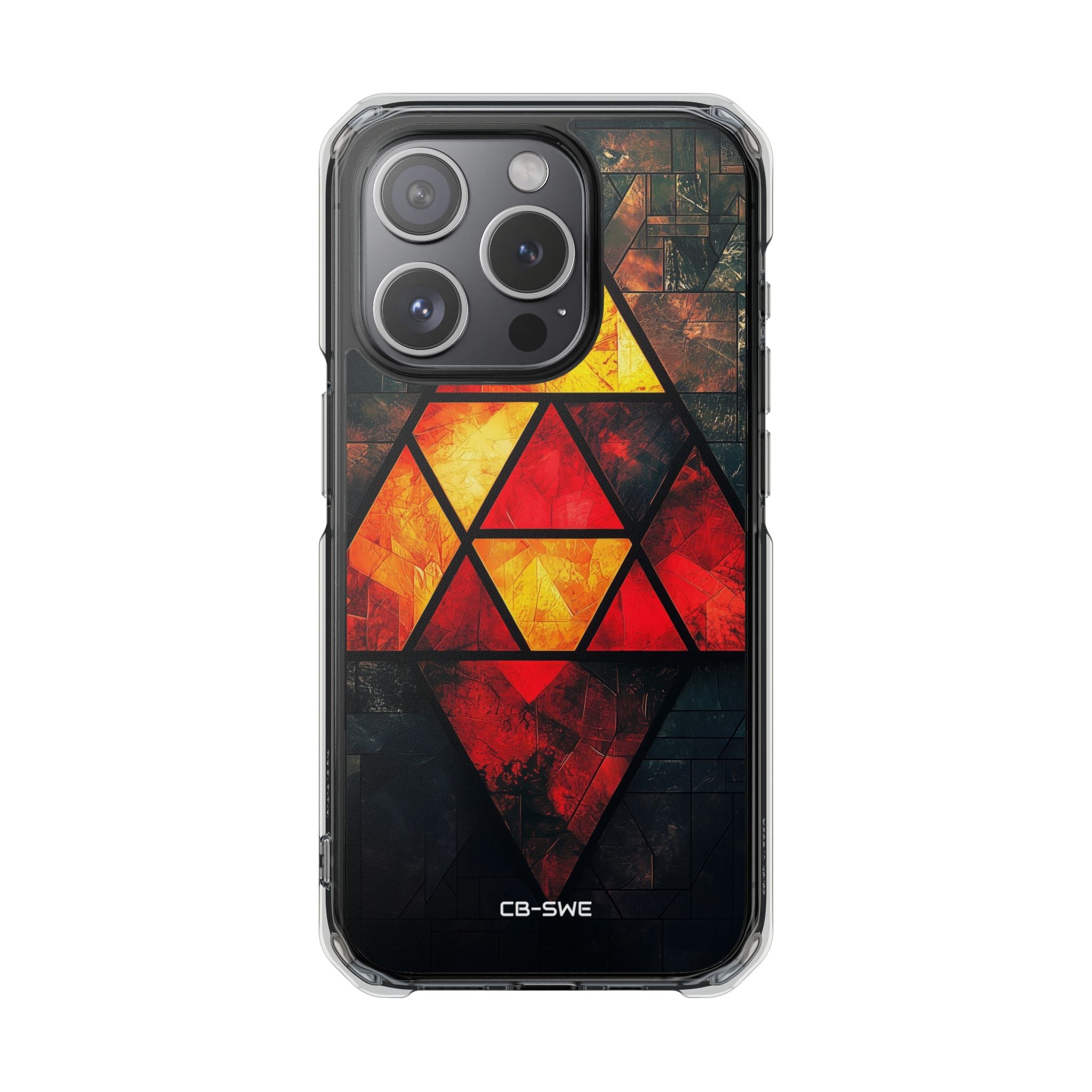 Triangles Illuminate Warmth iPhone Case - Impact