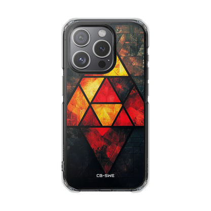 Triangles Illuminate Warmth iPhone Case - Impact