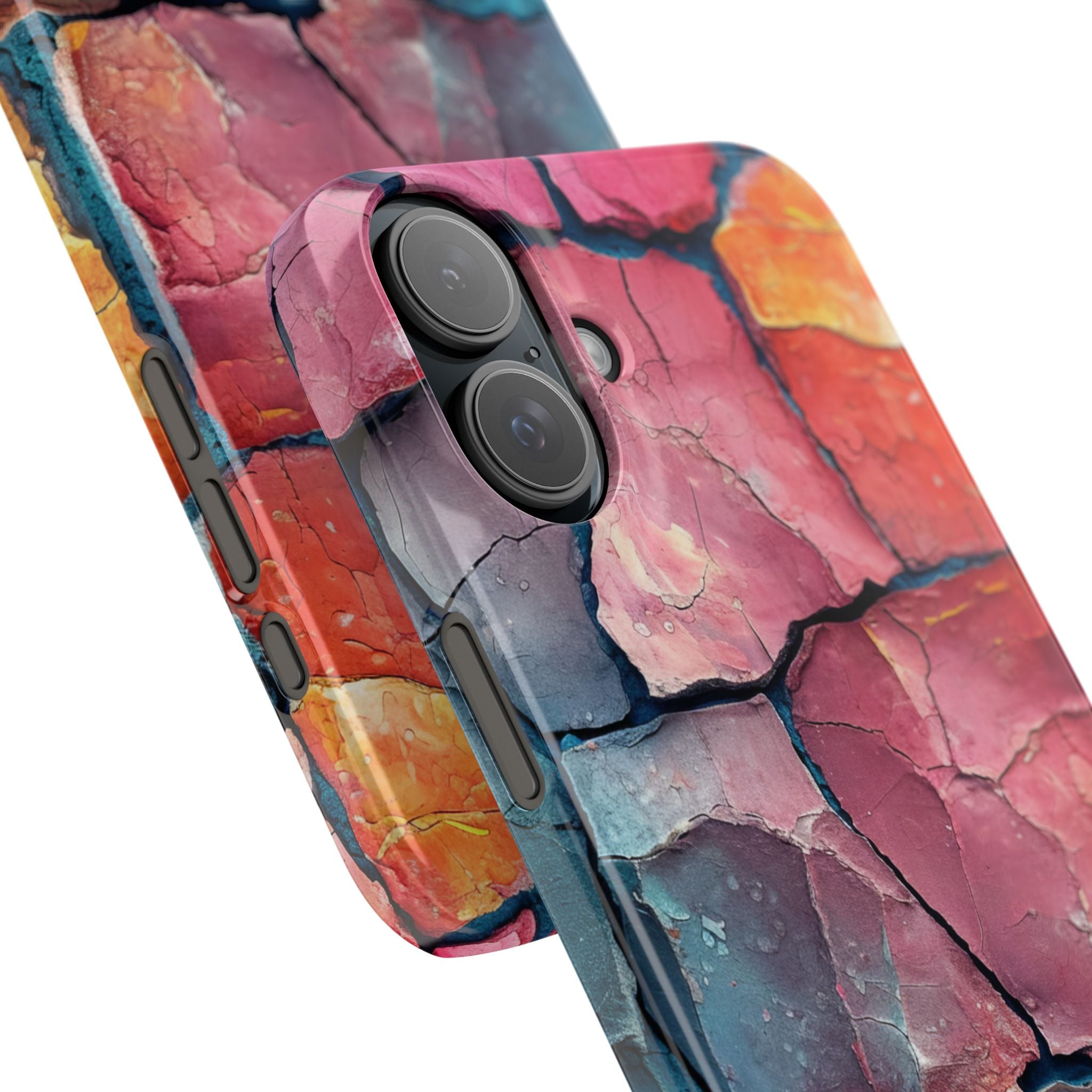 Cracked Earth Mosaic - Slim iPhone 16 Phone Case