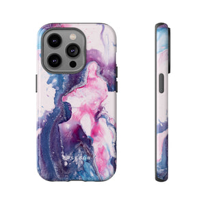 Blue & Pink Art - Protective Phone Case