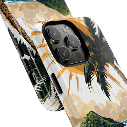 Sunny Palm Breeze iPhone 14 Pro Max Case - Tough+