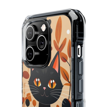 Black Cat Glow iPhone 14 Pro Case - Impact