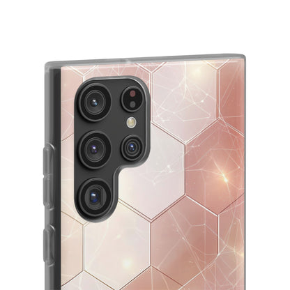 Honeycomb Glow Samsung S22 Ultra Case - Soft