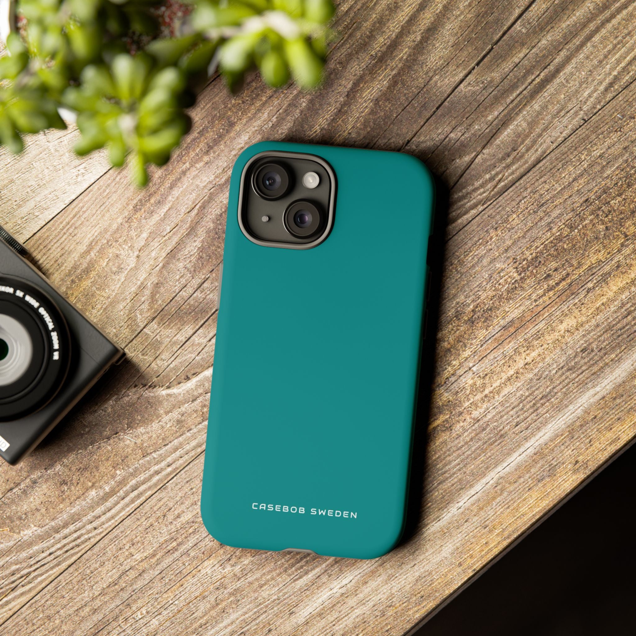 Dark Cyan iPhone 15 - Tough Phone Case