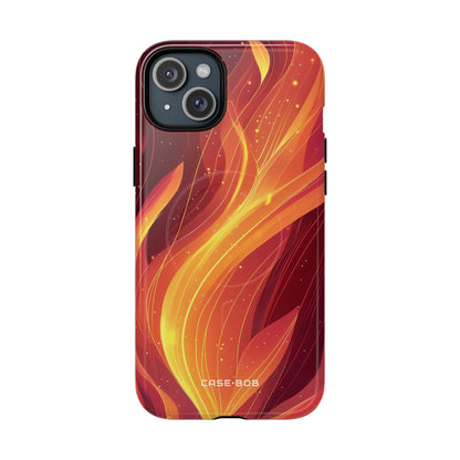 Flaming Flow iPhone 15 Plus Case - Tough+
