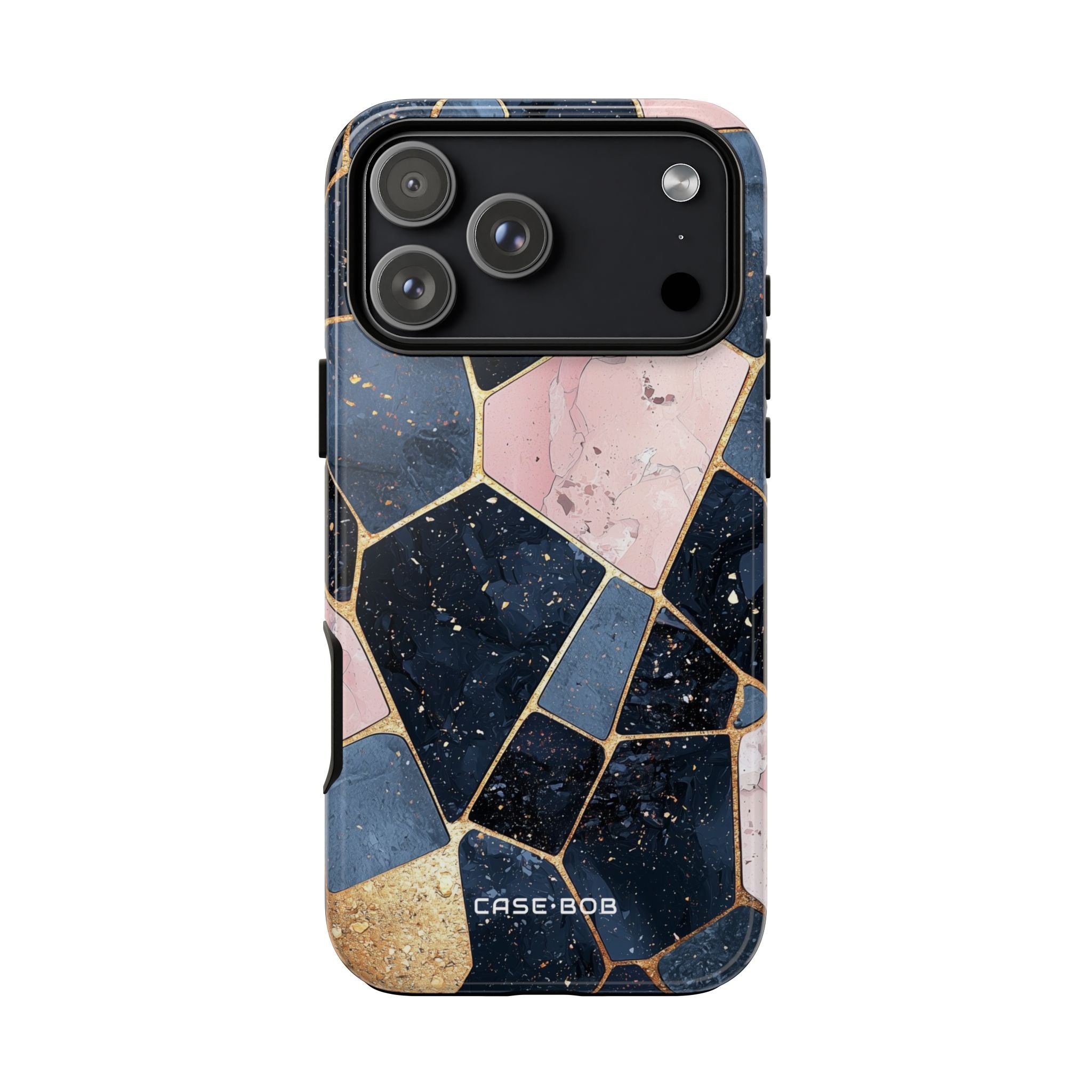 Golden Mosaic iPhone 17 Pro Max Case - Tough
