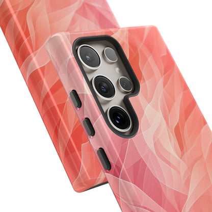 Peach Wave Drift Samsung S24 Ultra Case - Tough