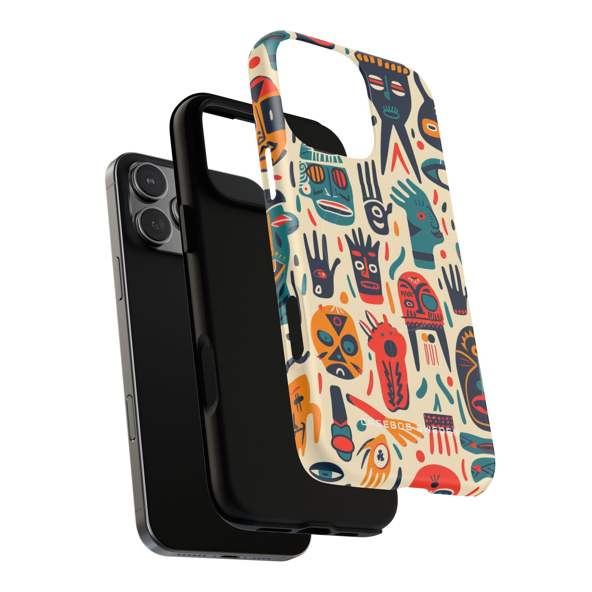 Gradient Tribalscape Vibrance iPhone 16 | Tough+ Phone Case