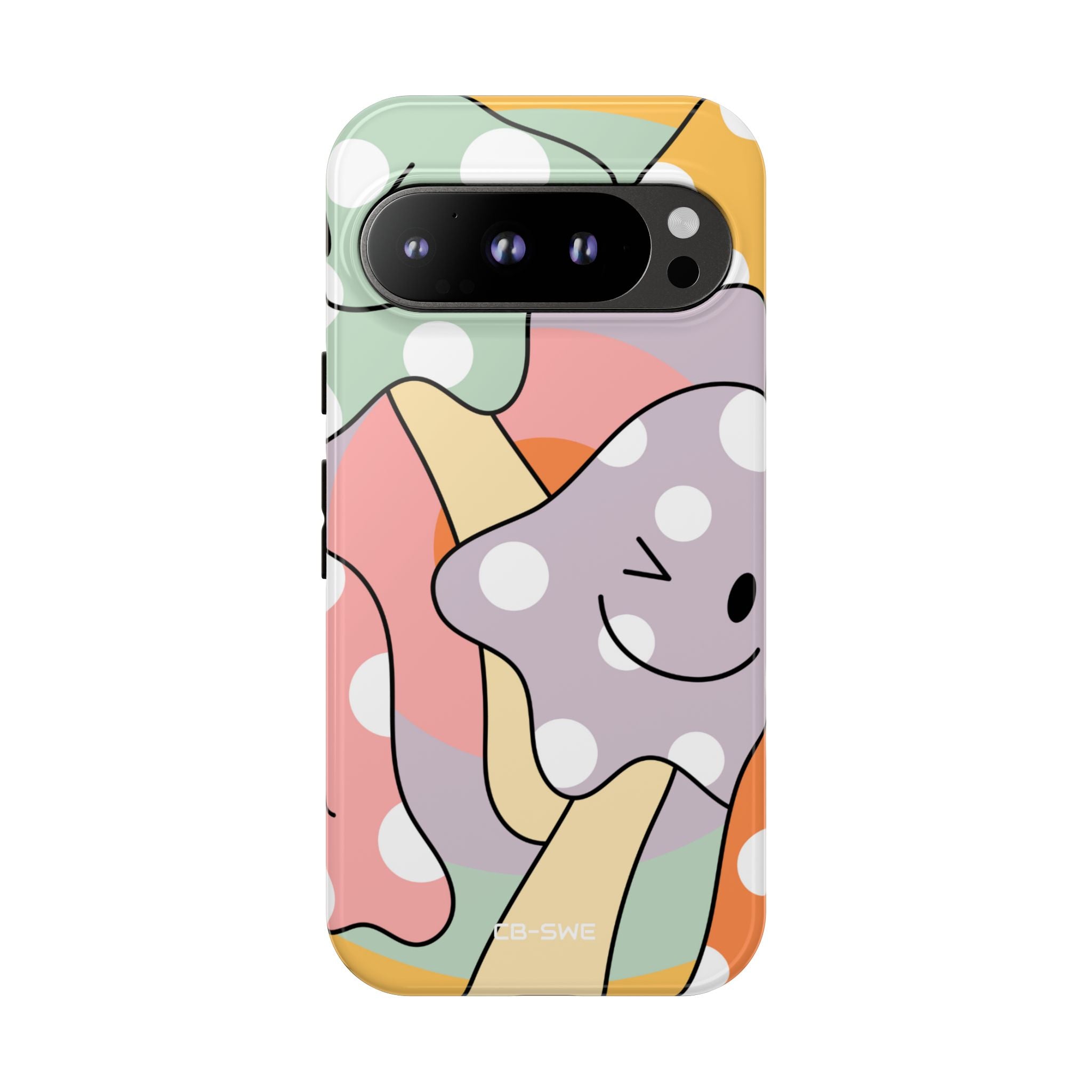 Playful Mushroom Friends - Google Pixel Case