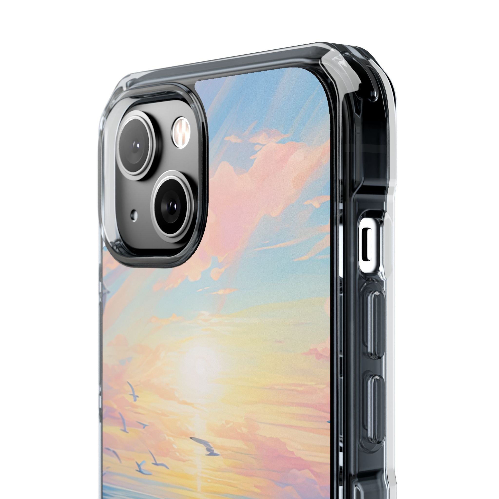 Gentle Waves Embrace iPhone Case - Impact
