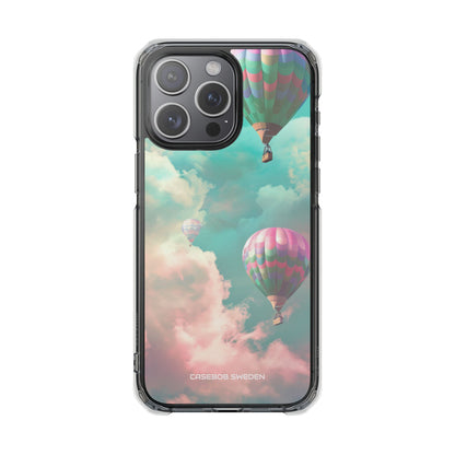 Pastel Balloon Adventure - Clear Impact iPhone 15 Phone Case