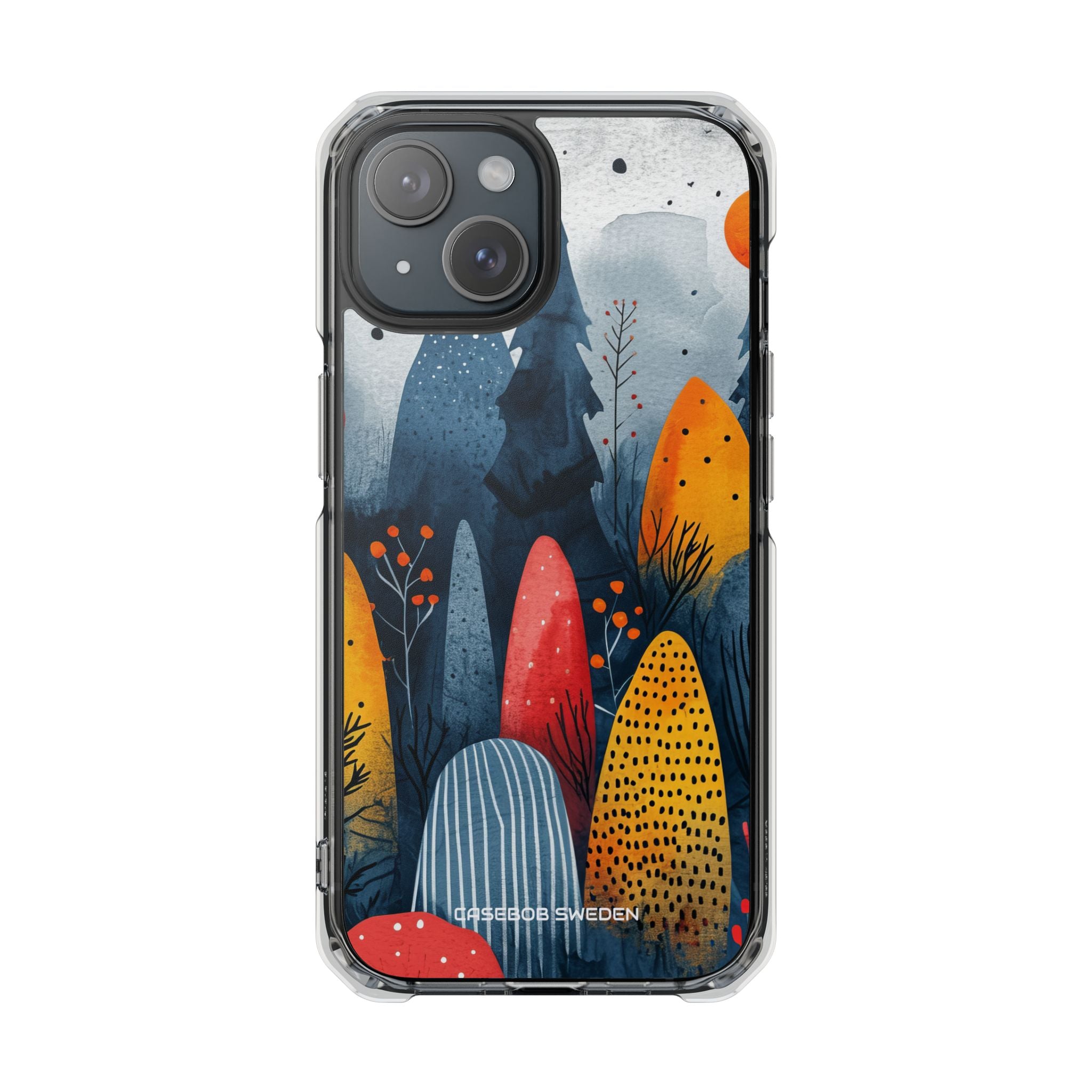 Whimsical Nature - Clear Impact iPhone 15 Phone Case