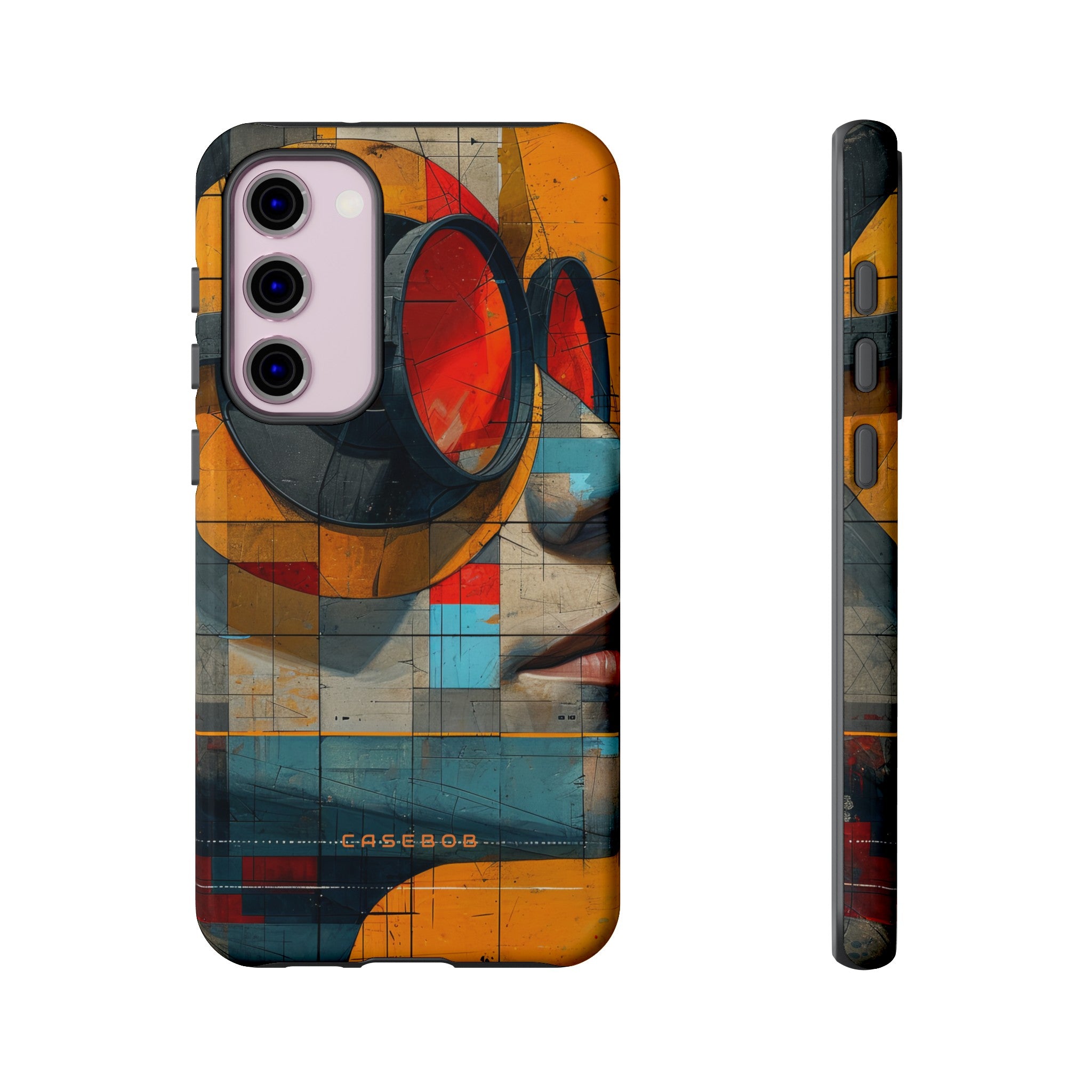 Cartoon Geometry Fusion - Protective Phone Case