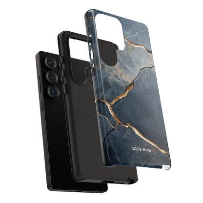 Jagged Vein Navy Samsung S25 Ultra Case - Tough
