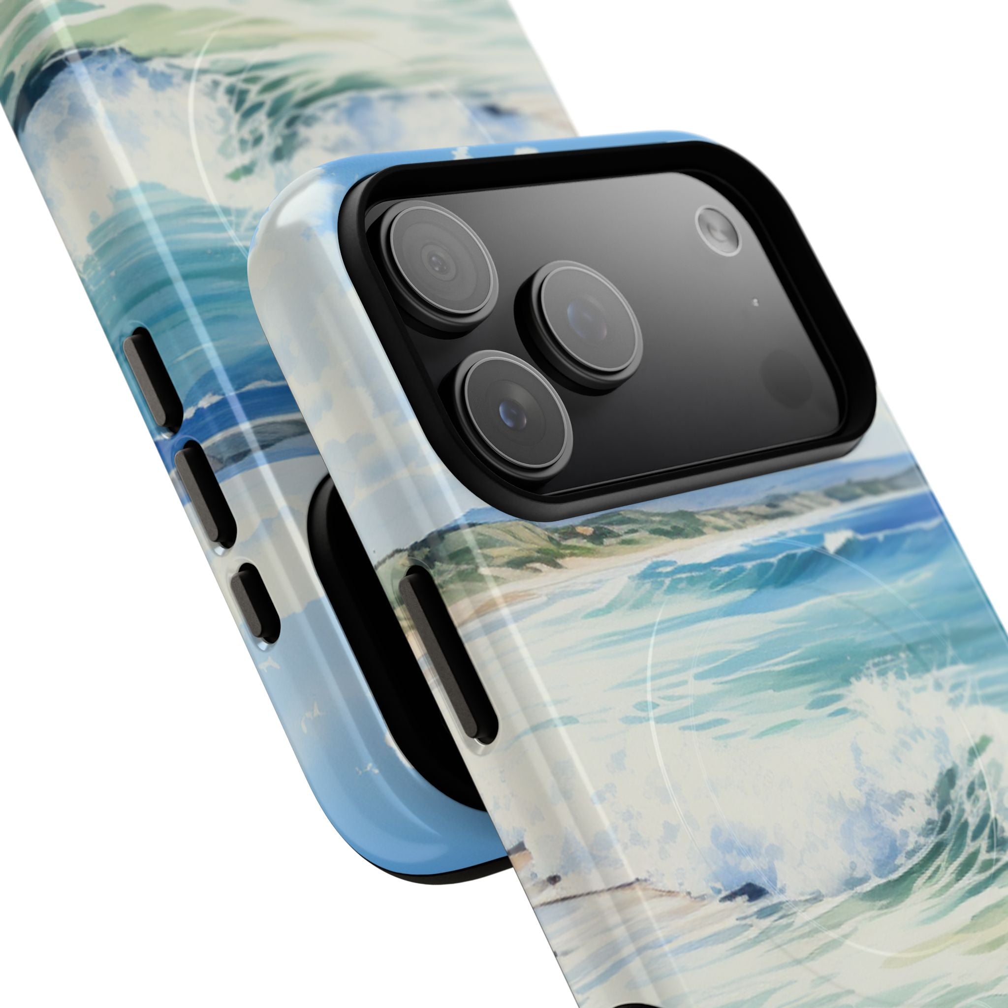 Foamy Wave Breeze iPhone 17 Pro Max Case - Tough+