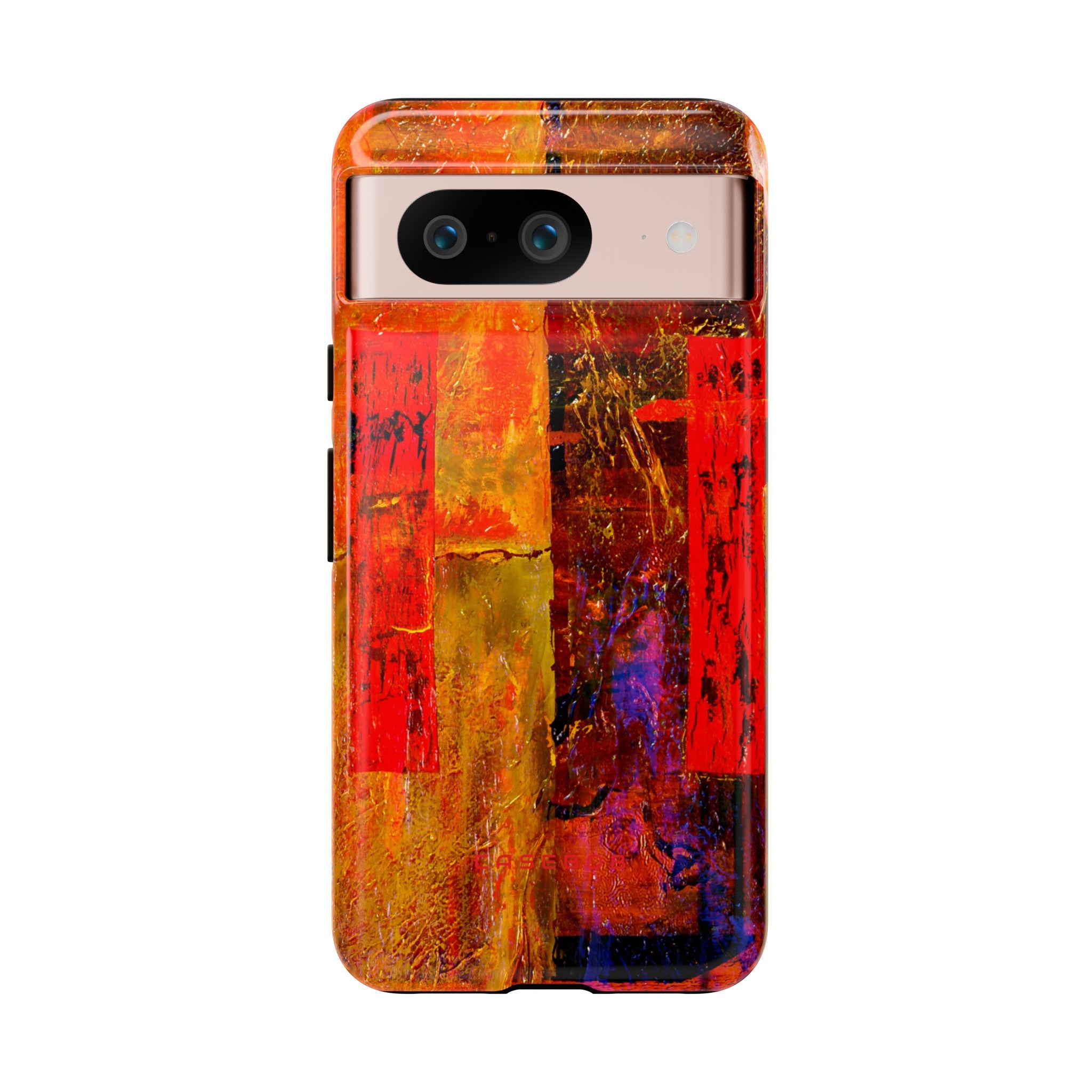 Red Oil Painting - Protective Phone Case