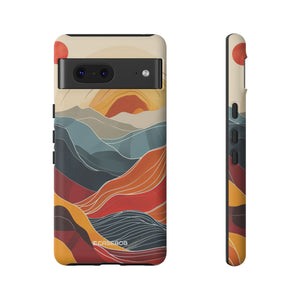 Sunset Waves | Protective Phone Case for Google Pixel