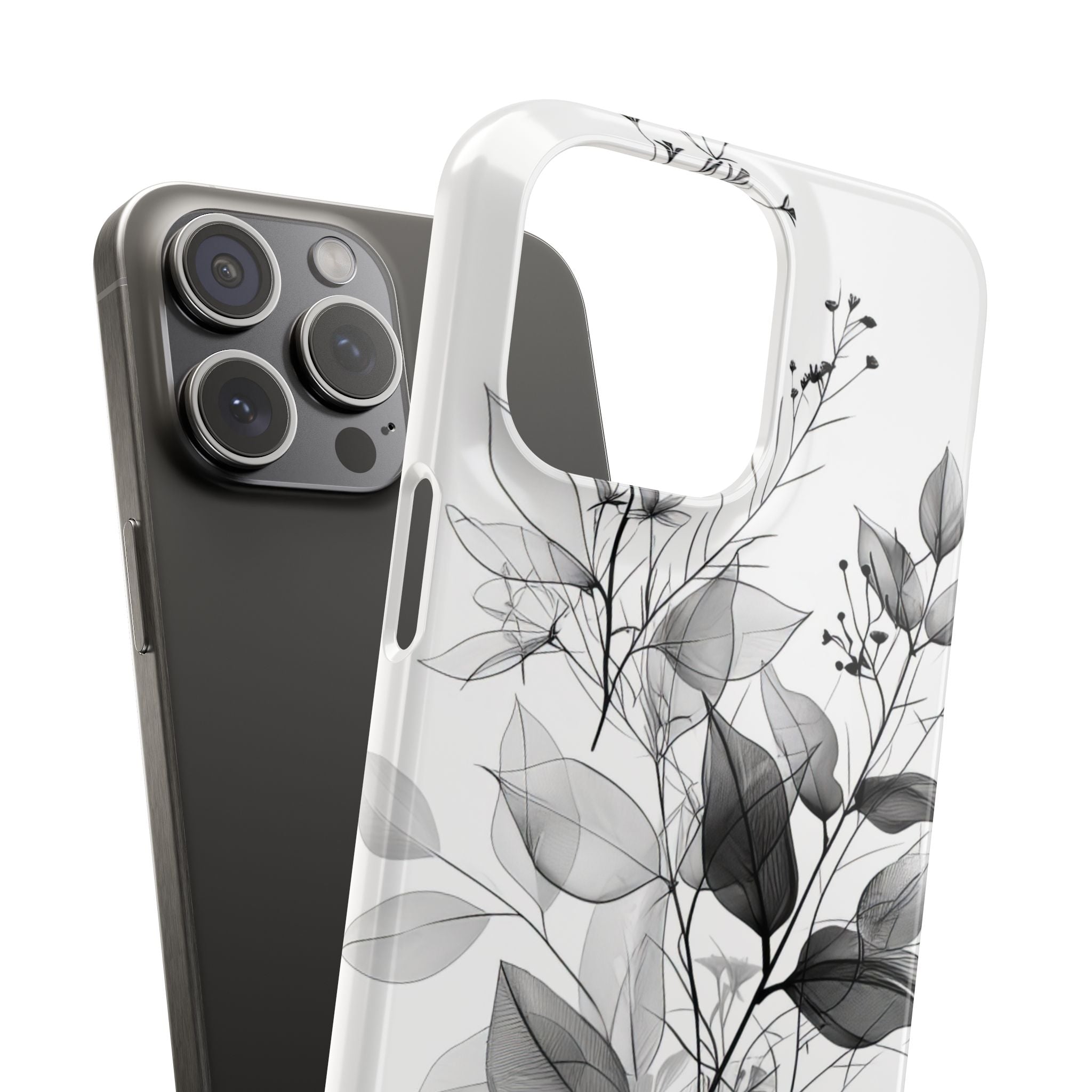 Botanical Line Harmony iPhone 15 - Slim Phone Case