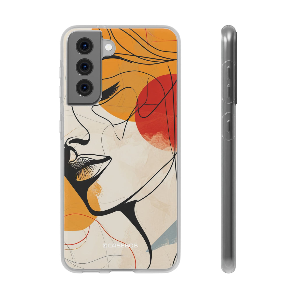 Contemplative Warmth | Flexible Phone Case for Samsung Galaxy