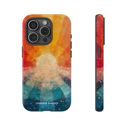 Sunburst Energy - Tough iPhone 15 Phone Case