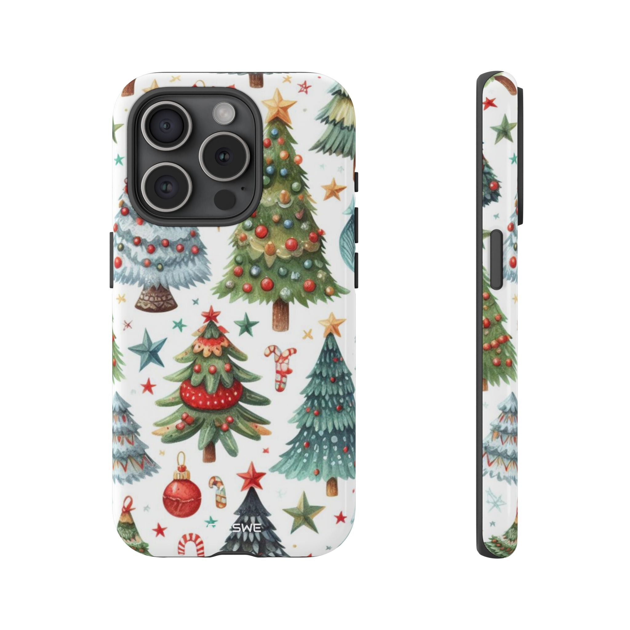 Whimsical Trees Sparkle - iPhone Case