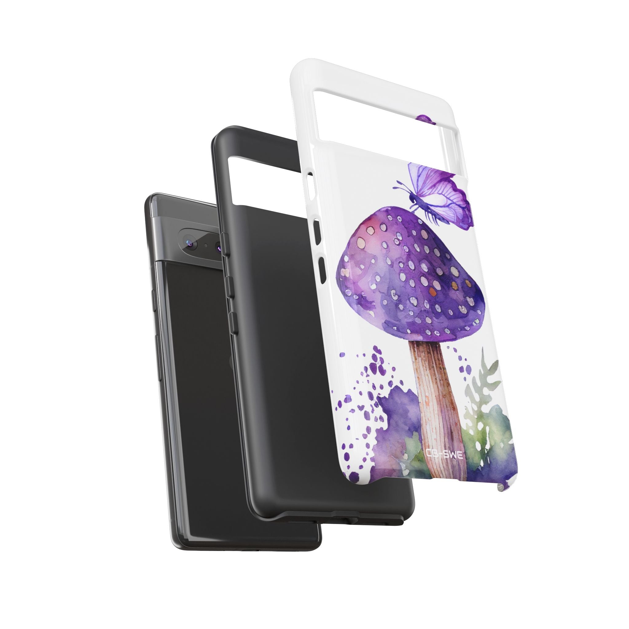 Whimsical Butterfly Perch - Google Pixel Case
