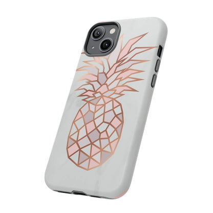 Pineapple Rose Gold - Protective Phone Case