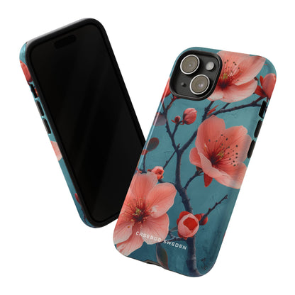 Floral Harmony Burst iPhone 15 - Tough Phone Case