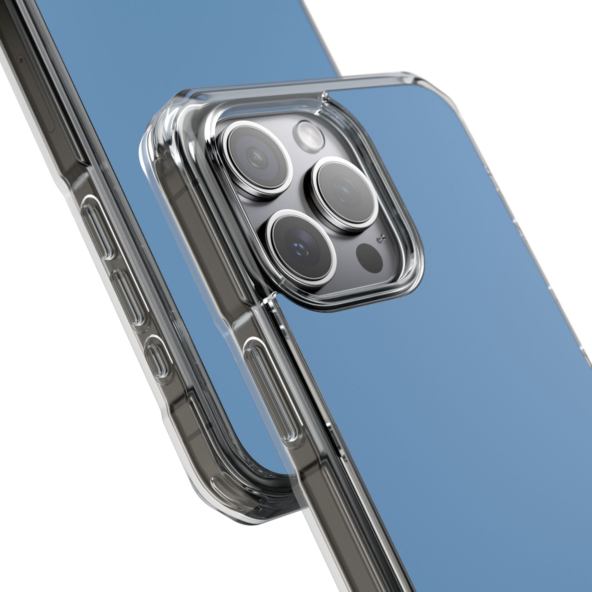 Cerulean Frost - Clear Impact Case for iPhone