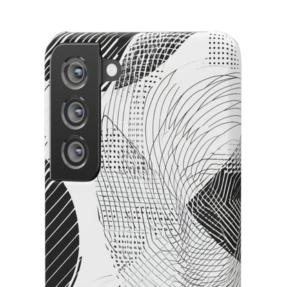 Monochrome Dynamics | Slim Phone Case for Samsung